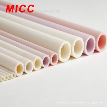 Tubos cerâmicos de alta qualidade da proteção do par termoeléctrico do óxido de alumina de 95% / 99% de MICC